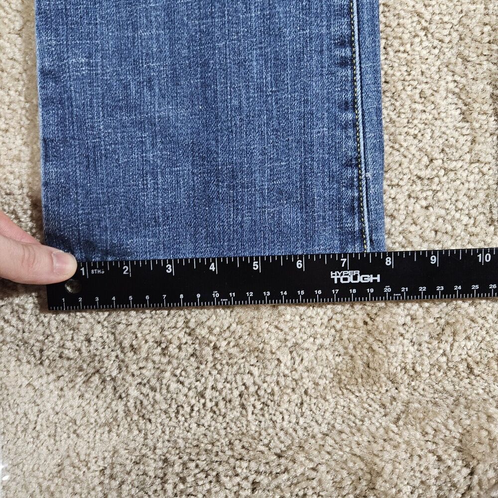 The Limited Womens Jeans 2 Long Blue Hemmed Straight Denim - Picture 10 of 10